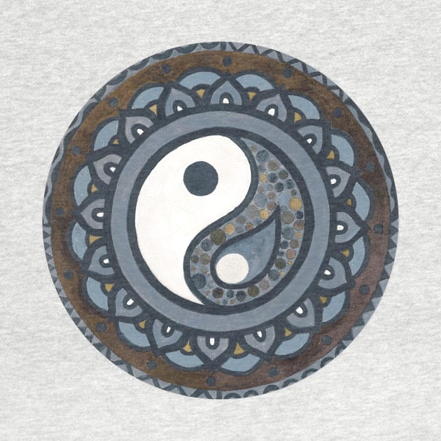 Mandala Yin and Yang, variant 2 by Kunst und Kreatives